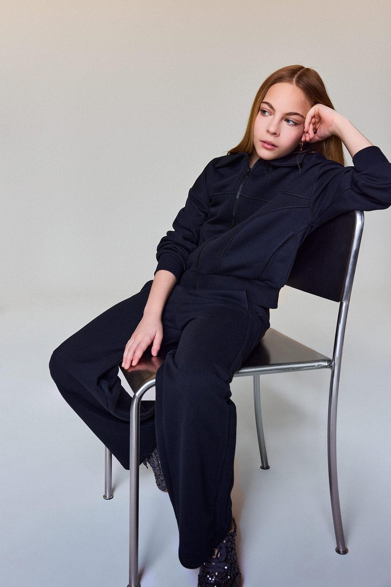 ديفاكتو بنطلون سويت بانتس بناتي برجل واسع - Image 2